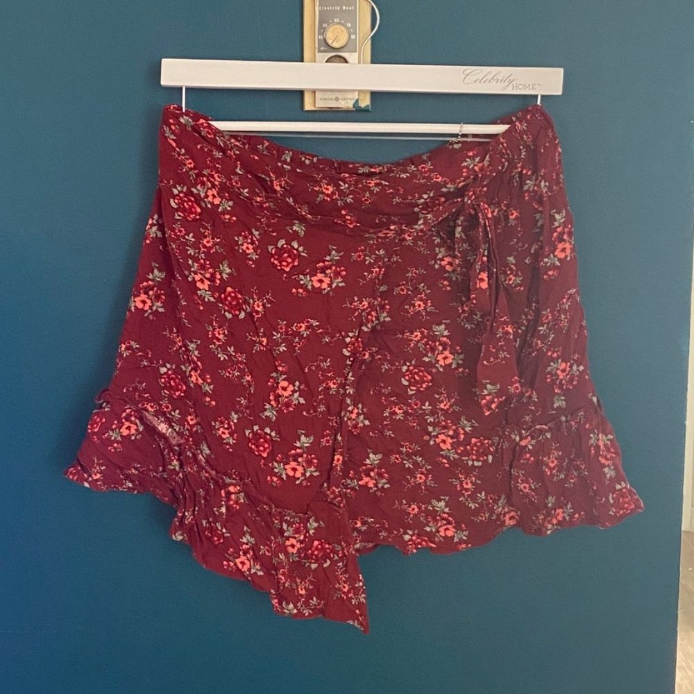 Xhileration adjustable flowy skirt